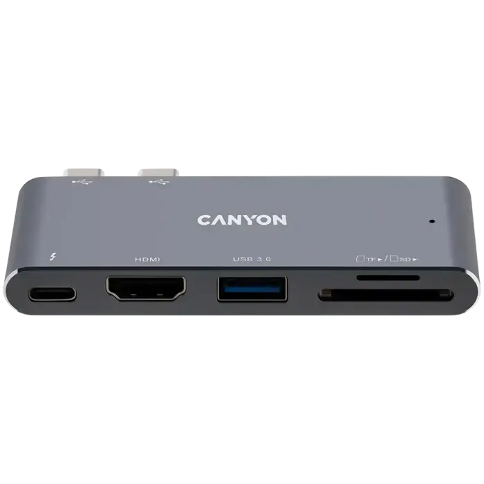 CANYON hub DS-5 5in1 Thunderbolt 3 4k Space Grey