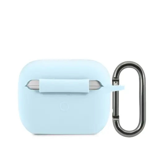 Lacoste Liquid Silicone Glossy Printing Logo Case for AirPods Pro Blue