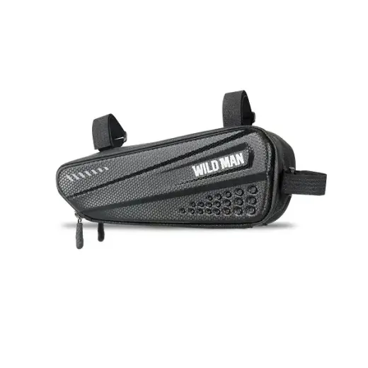 Etui|sakwa na ramę roweru WILDMAN M ES4 uchwyt rowerowy czarna|black Foto 2