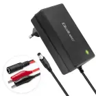 Qoltec Automatic charger for AGM GEL STD batteries | 12V charger | 2A | 24W | 5.5x2.1 | 1.8m cable Photo