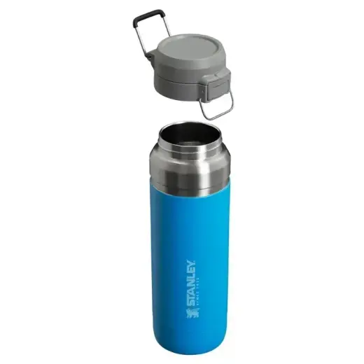 Бутылка для воды Quick Flip Water Bottle Go 1,06 л синяя Фото num