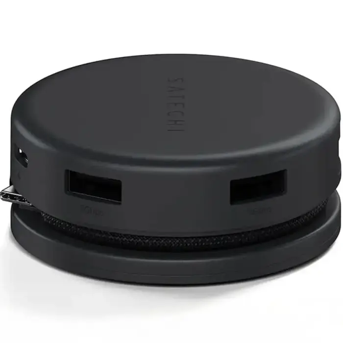 Adapter HUB 7in1 USB C Satechi Multiport ST-POTG7C midnight black Фото num