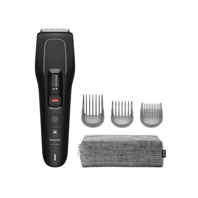 Philips Hairclipper series 5000 Mazgājama matu griešanas  mašīna, melns