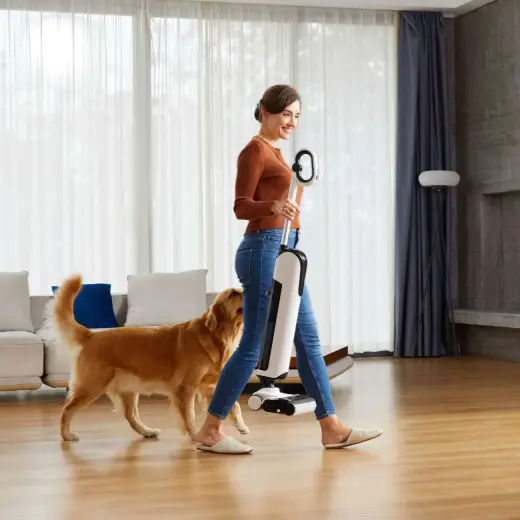 UWANT D100 17000Pa Upright Vacuum Cleaner with Mopping Function and Charging Station - White Фото num