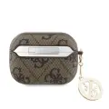 Guess 4G Script PC|PU Charm Case for AirPods Pro 2 Brown — Foto 1