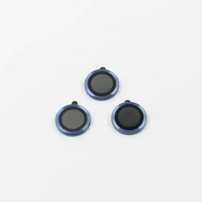 Set of lens glasses for iPhone 17 Pro Max dark blue