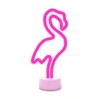 Neon LED on stand FLAMINGO pink USB-C FSC-11 Forever Light Foto 1