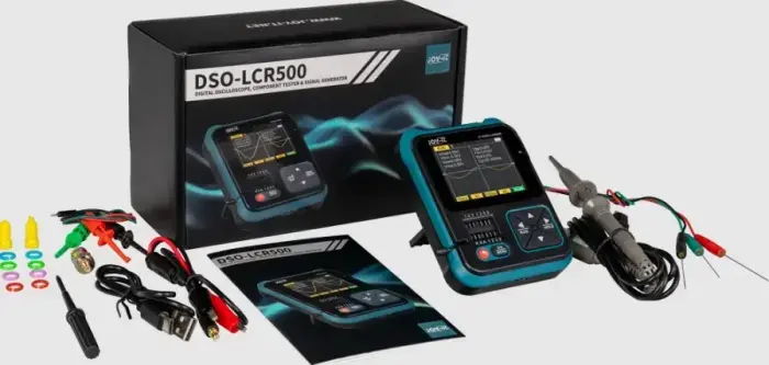 Joy-it DSO-LCR500 Osciloskops, signālu ģenerators 1 kHz - 100 kHz Trīsstūris, impulss, taisnstūris, sinuss