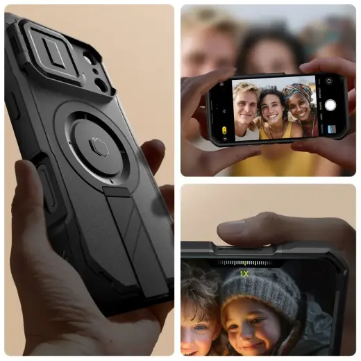 TECH-PROTECT KEVLAR MAGSAFE IPHONE 17 PRO MAX BLACK Foto 3