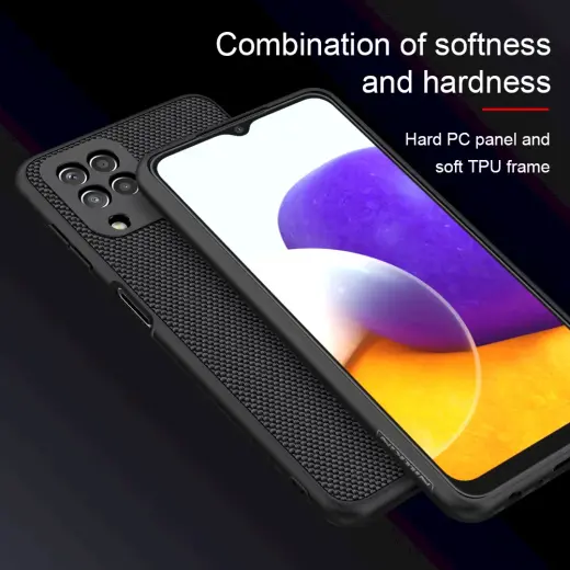 Nillkin Textured Hard Case for Samsung Galaxy A22 4G Black Foto 8