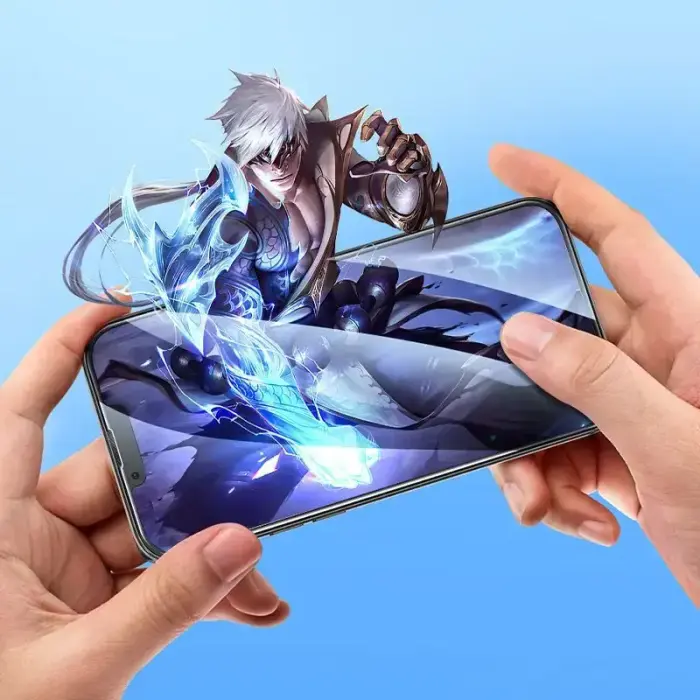 Tempered glass to iPhone 14 PLUS / 13 PRO MAX Hoco HD 5D Guardian shield 10 pcs G14 black Foto 5