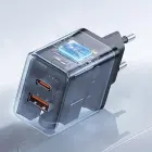 Baseus Cube Pro 30W USB-C USB-A Wall Charger - Black Foto 13