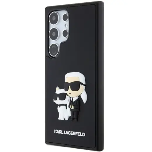 Original Pouch KARL LAGERFELD  hardcase 3D Rubber Karl&Choupette KLHCS24L3DRKCNK for Samsung Galaxy S24 Ultra black Фото num
