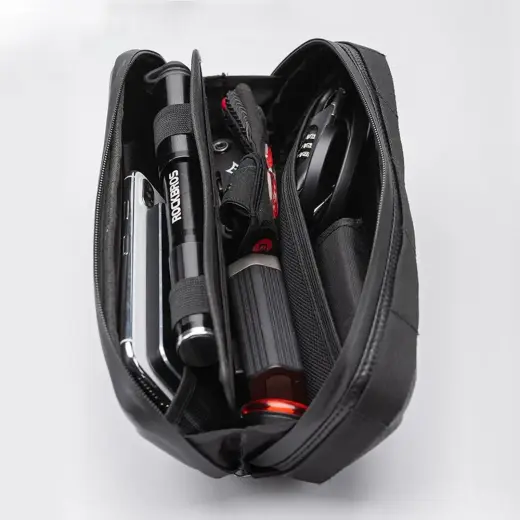 Rockbros B66 waterproof bicycle bag for frame - black Photo