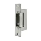 Qoltec Electric strike With lock and memory + mounting plate | 12V | Stainless steel Foto 1