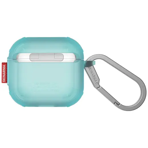 Case Skinarma Mecha CE for AirPods 4 turquoise Фото num