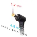Car notebook power supply Akyga AK-ND-35 19V | 4.74A 90W 4.8 x 1.7 mm HP 1.2m Foto 3