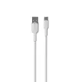 Puro Soft data transfer and charging cable | USB-A to USB-C | 18W | 1.5m | white Photo