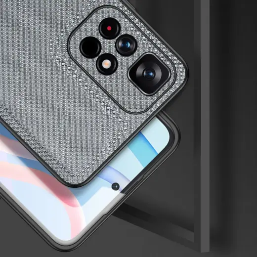 Dux Ducis Fino case cover covered with nylon material Poco M4 Pro 5G blue Photo