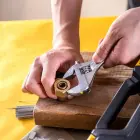 Регулируемый гаечный ключ 8" Deli Tools EDL008A (серебристый) Фото num