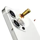 Hard Diamond camera lens protector for iPhone 18 Pro | iPhone 18 Pro Max silver (3 pcs.) — Photo 7