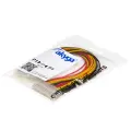 Adapter with cable Akyga AK-CA-09 extension P1 20+4 pin (f) | P1 20+4 pin (m) 30cm Foto 2