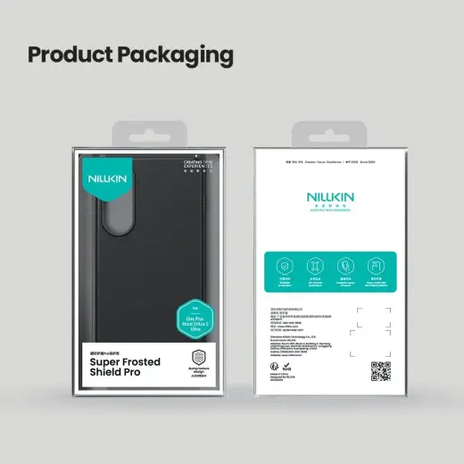 Nillkin Super Frosted PRO Back Cover for OnePlus Nord 5 5G Black Фото num