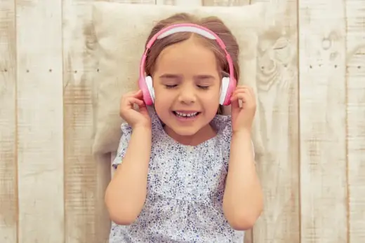 Lenco on-ear austiņas ar Bluetooth bērniem, rozā Foto 4