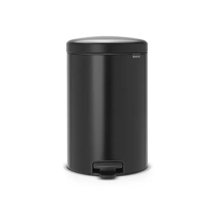 BRABANTIA atkritumu tvertne ar pedāli NewIcon, 20 l, Matt Black
