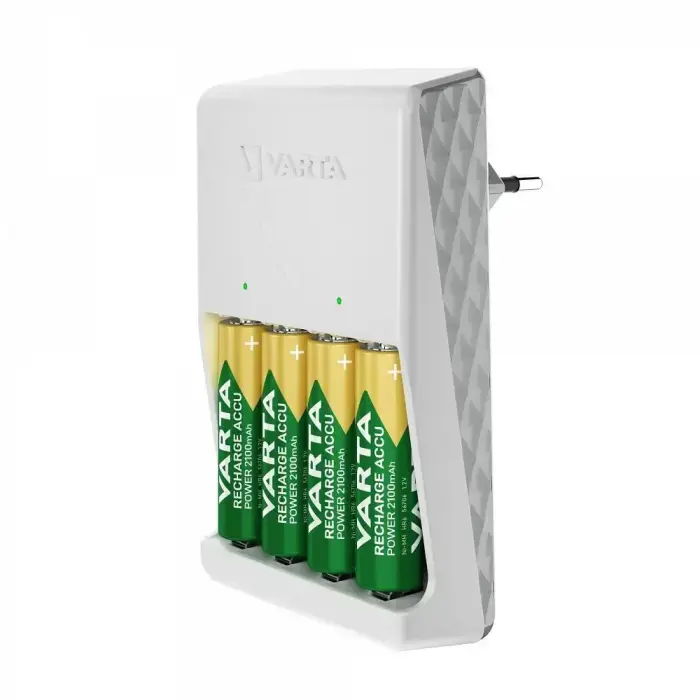 VARTA PLUG CHARGER 57657 + 4 x rechargeable battery R6 (AA) 2100mAh Foto 2