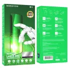 Borofone Tempered glass BF8 Diamond Armor Full Screen 5D Large Arc for Iphone 12 Pro Max - 10 pieces Foto 9