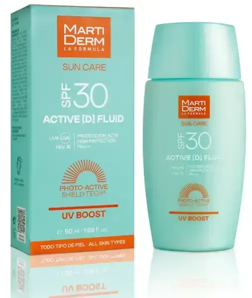 Martiderm Sun Care Active (D) Facial Fluid SPF30 All Skin Types 50ml Фото num