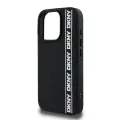 DKNY 3D Rubber Repeat Logo Line Case for iPhone 16 Pro Max Black — Foto 3
