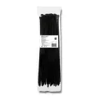 Qoltec Self-locking cable tie | 7.2*350mm | 50 pcs. | Nylon66 | UV | Black Foto 1