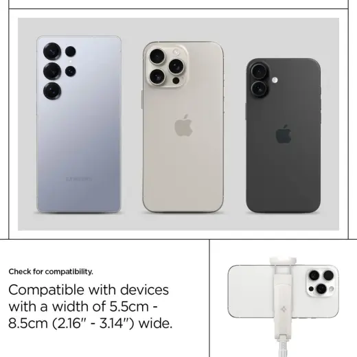 SPIGEN S541W BLUETOOTH SELFIE STICK TRIPOD DUNE BEIGE Фото num