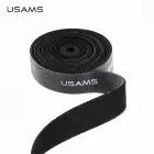 USAMS Taśma organizer do kabli Velcro 1mczarny/black ZB60ZD02 (US-ZB060) Foto 1