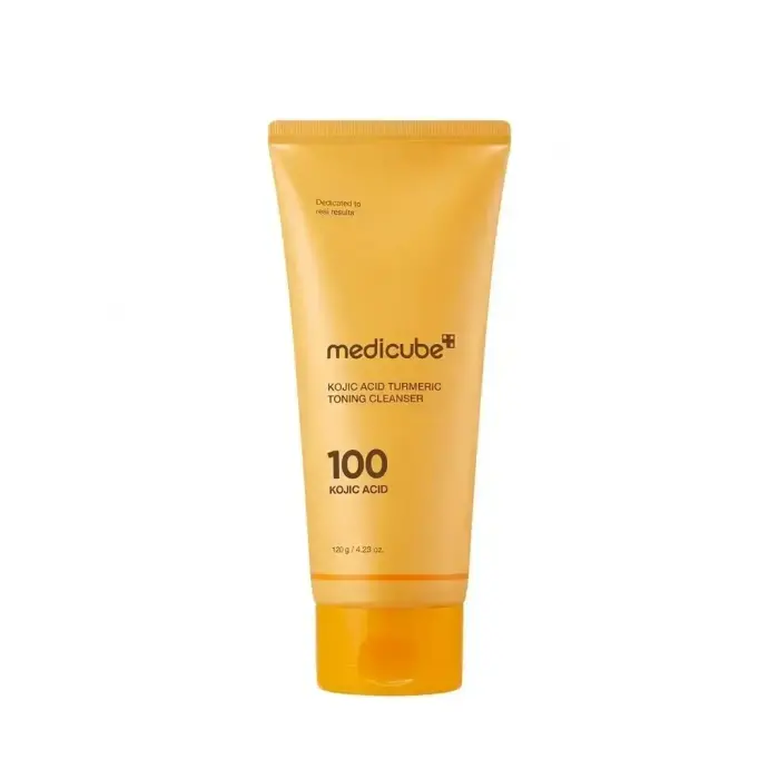 MEDICUBE KOJIC ACID TURMERIC TONING CLEANSER 120 GR