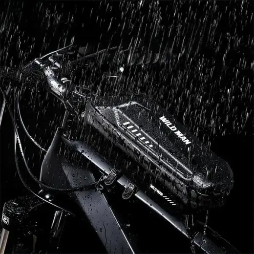 WILDMAN Etui|uchwyt rowerowy XS5 sakwa na ramę czarna|black Foto 5