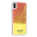 Guess GUHCI65GLCPI iPhone Xs Max różowy |pink hard case California Glow in the dark Photo