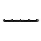 Qoltec Patch panel RACK | 24 ports | Cat 6 UTP | Black — Foto 1