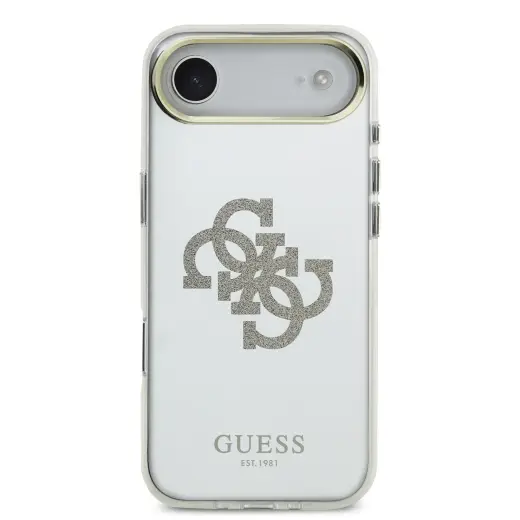 Guess PC|TPU Mirror 4G Glitter Logo MagSafe Case for iPhone Air Gold Foto 2