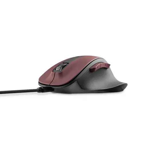 Hama MW-500 V2 Wireless Mouse with Battery - Burgundy Фото num