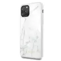 Guess GUHCN58HYMAWH iPhone 11 Pro biały|white Marble Фото num