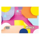 Krāsains papīrs, divpusējs, A4, 8 loksnes, 80gsm Foto 4