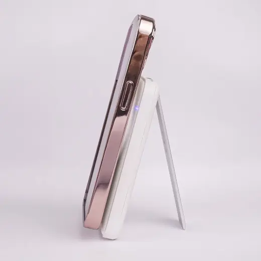 Forever MACS-100 magnetic wireless charging station with power bank white 5in1 Фото num