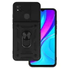 Slide Camera Armor Case for Xiaomi Redmi 9C Black — Foto 1