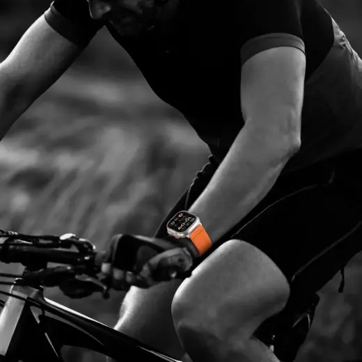 TECH-PROTECT NYLON SLIP APPLE WATCH 6 | 7 | 8 | 9 | 10 | SE | ULTRA 1 | 2 (44 | 45 | 46 | 49 MM) ORANGE Foto 8