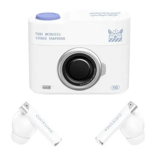 ONIKUMA T18 Bluetooth In-Ear Earphones White Foto 2