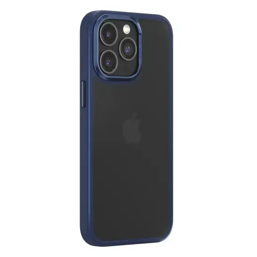 Comma Joy Elegant phone case for iPhone 15 Plus blue