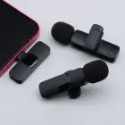 Wireless lavalier microphone Type C double (2 in set) K1 black Foto 2
